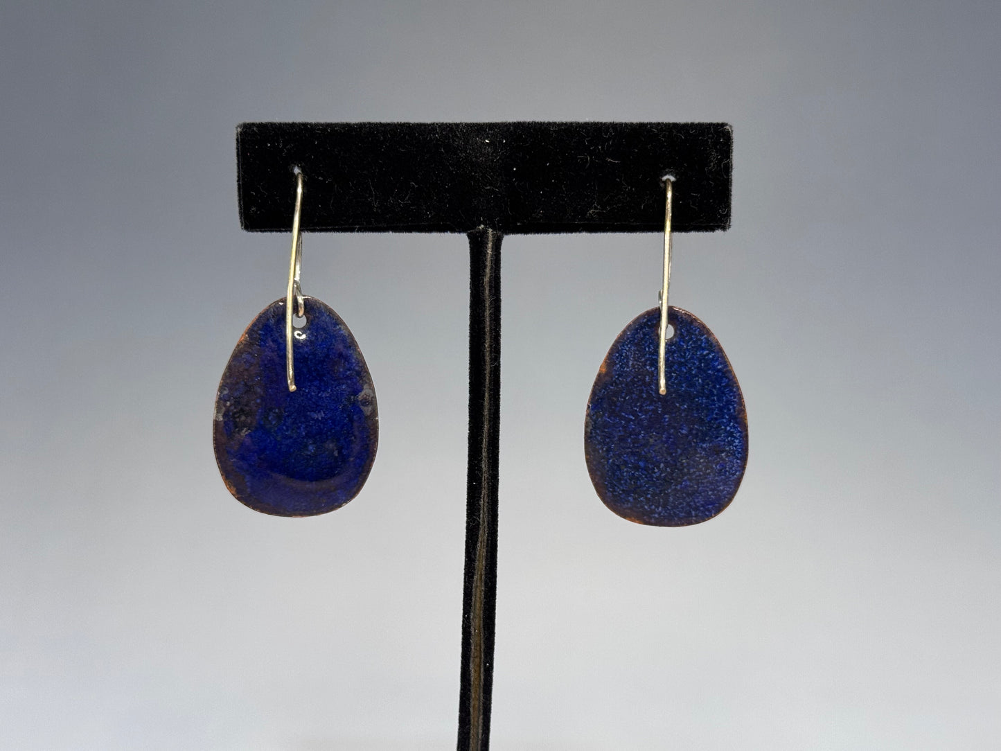 Crackled Enamel Earrings