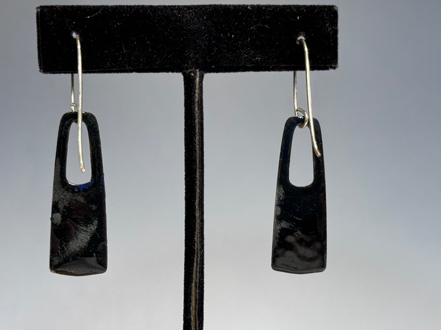 Crackled Enamel Earrings