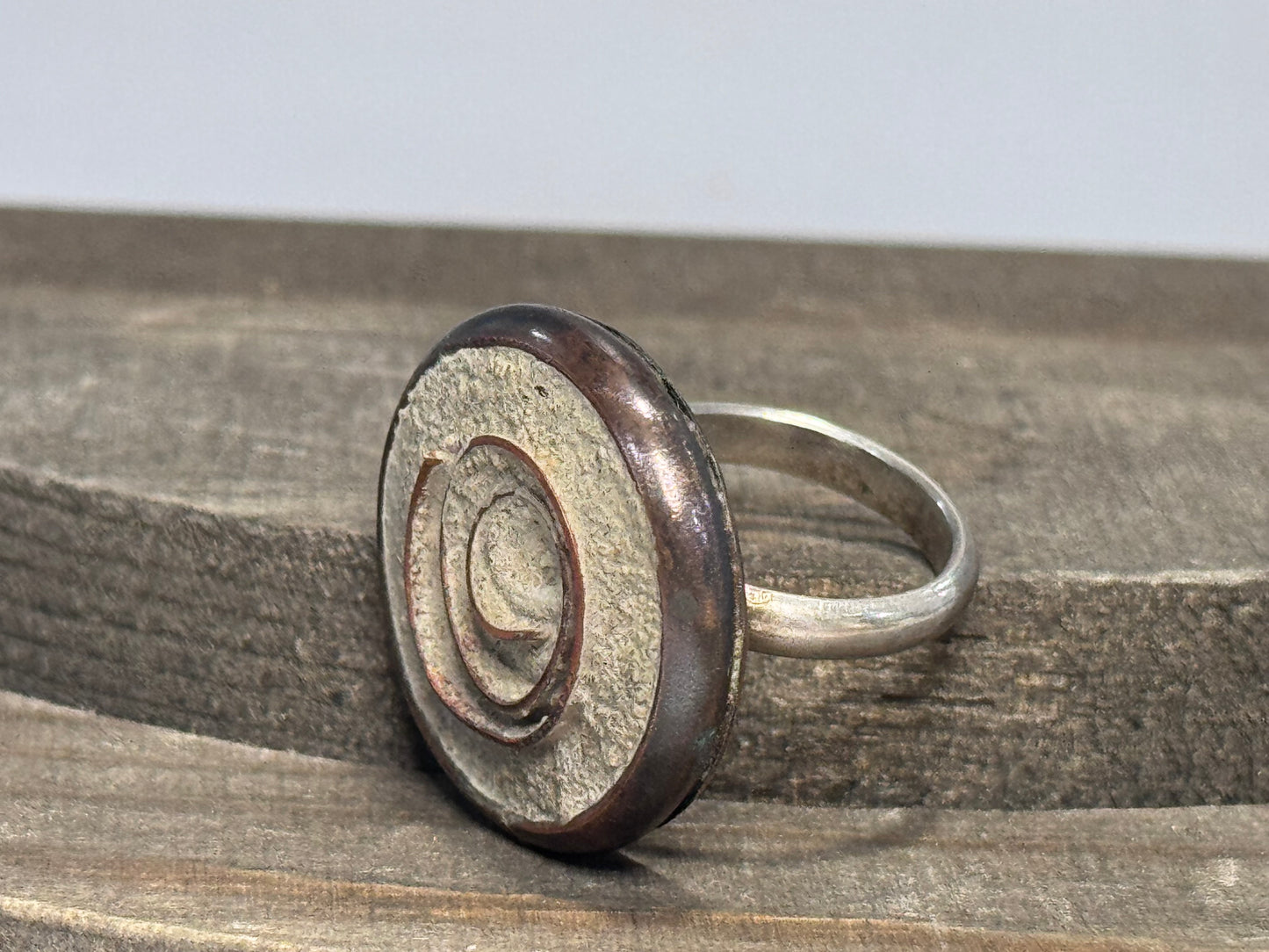 Concrete and Metal Ring