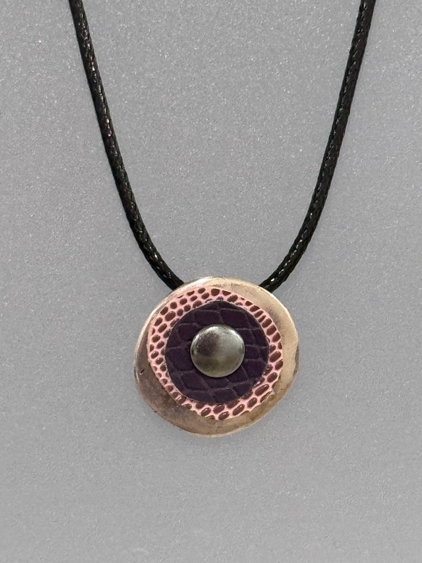 Recycled Vinyl Necklace