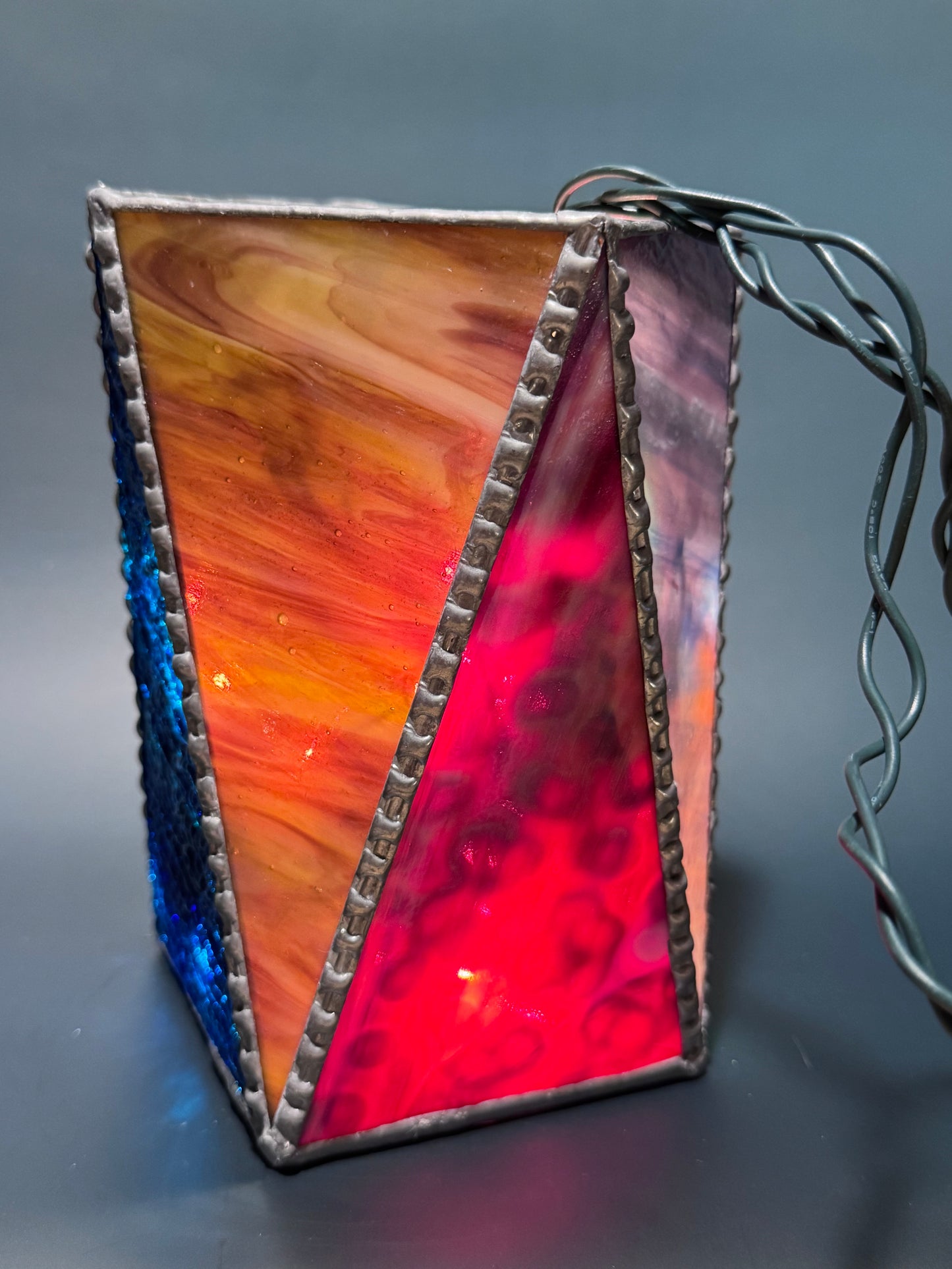 Lighted Gem: Stained Glass Lamp