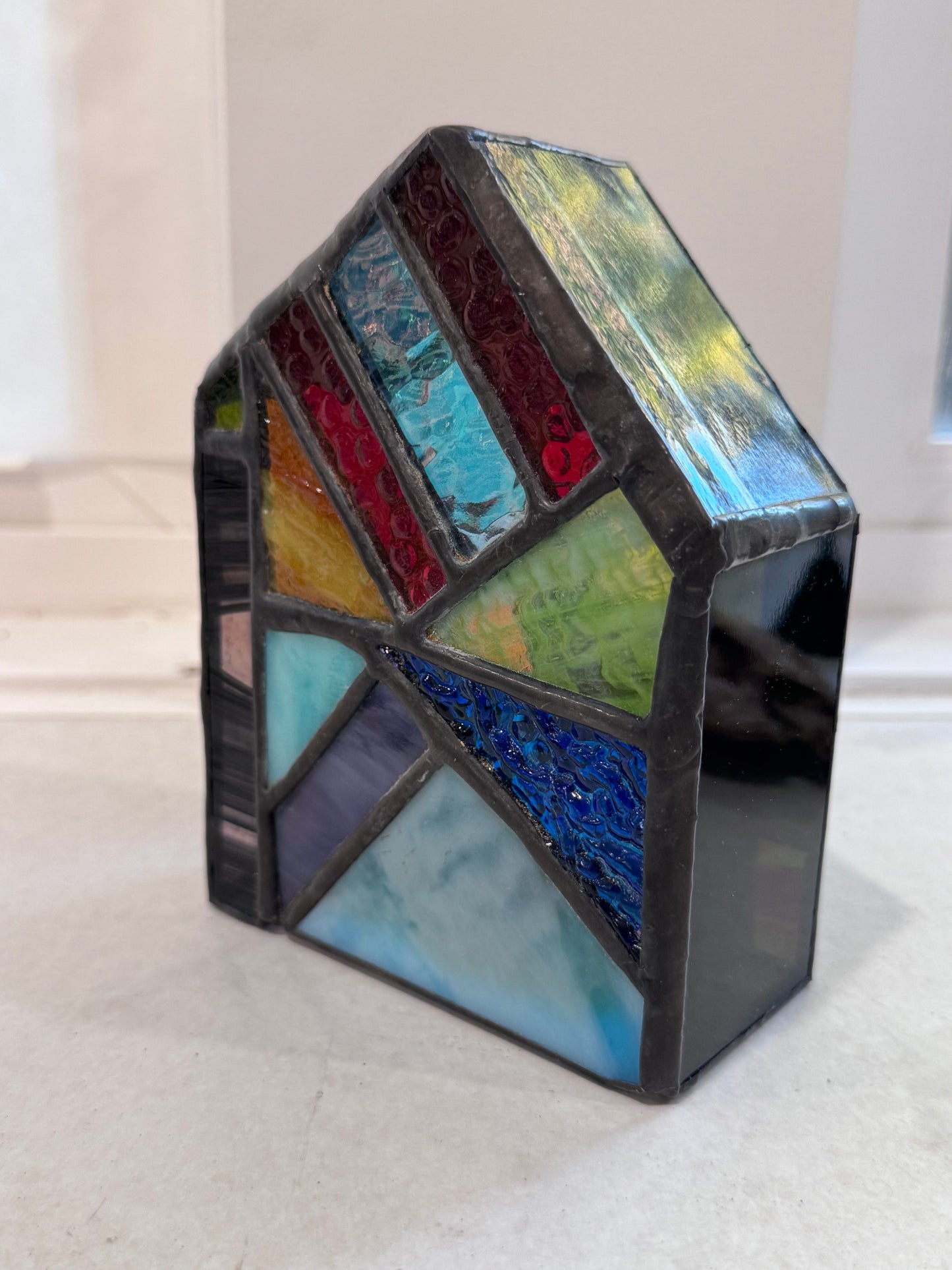 Stained Glass Patchwork House