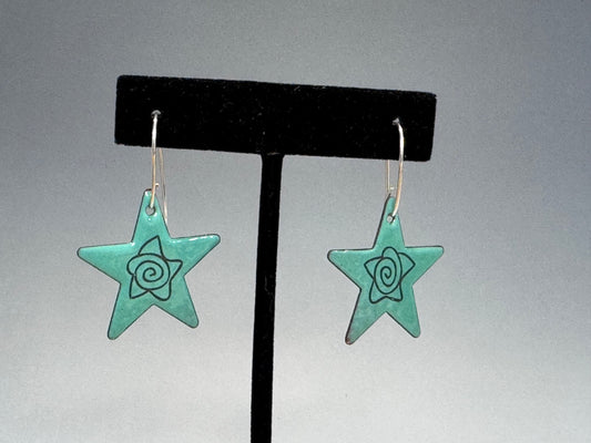Star Swirl Earrings