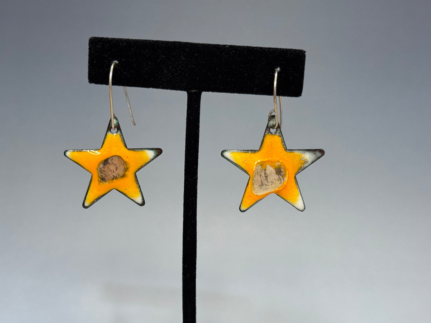 Yellow Star Earrings