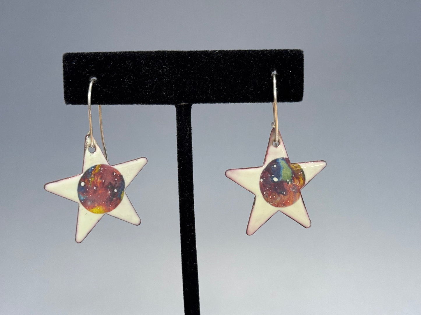 Star Earrings with Decals (multiple colors available)