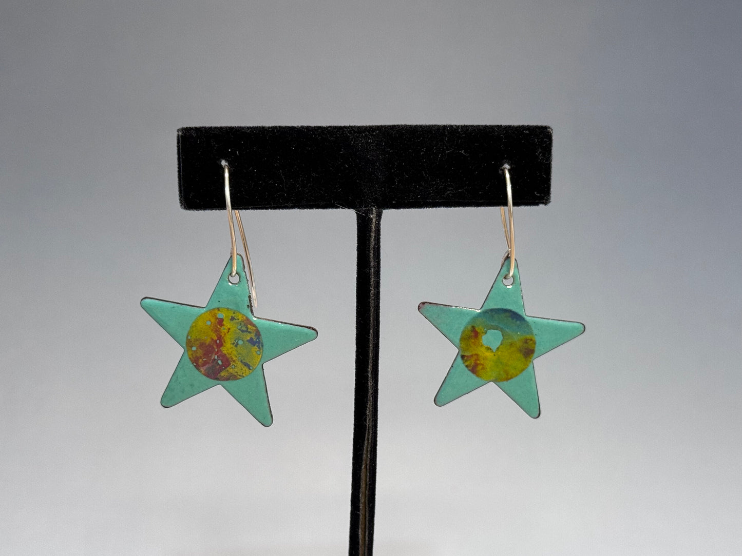 Star Earrings with Decals (multiple colors available)
