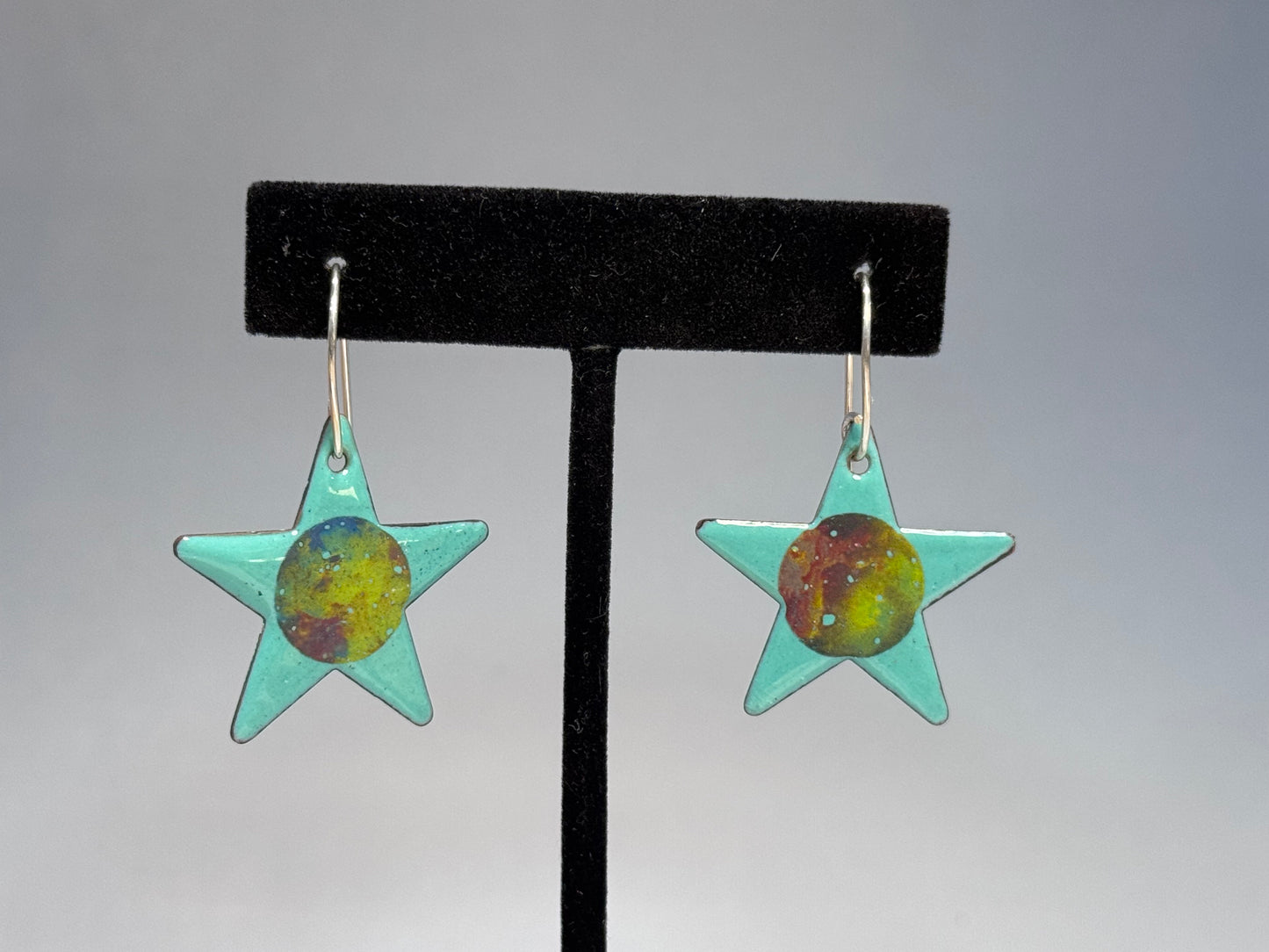 Star Earrings with Decals (multiple colors available)