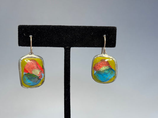 Fused Glass Earrings