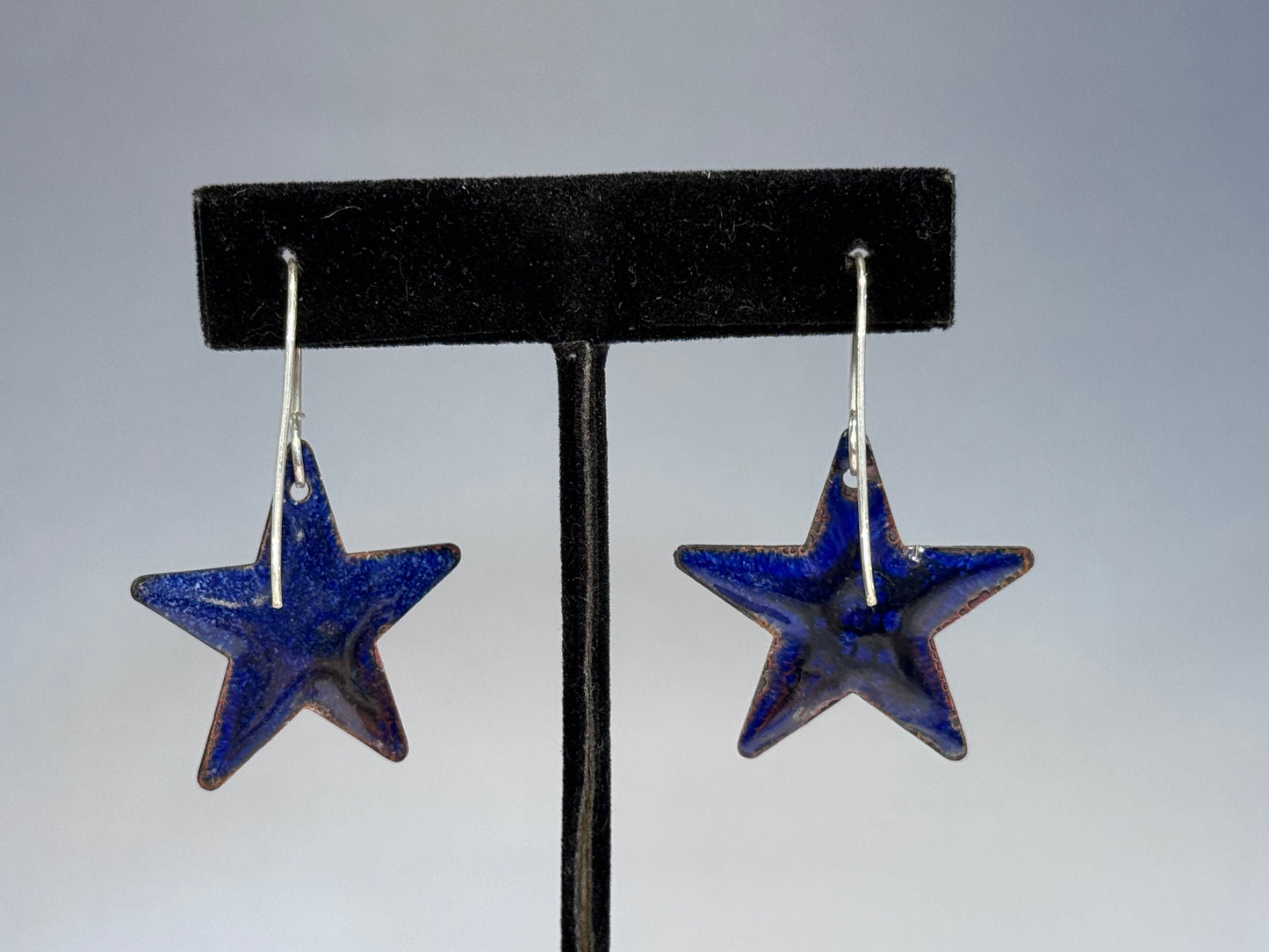Blue Star Earrings