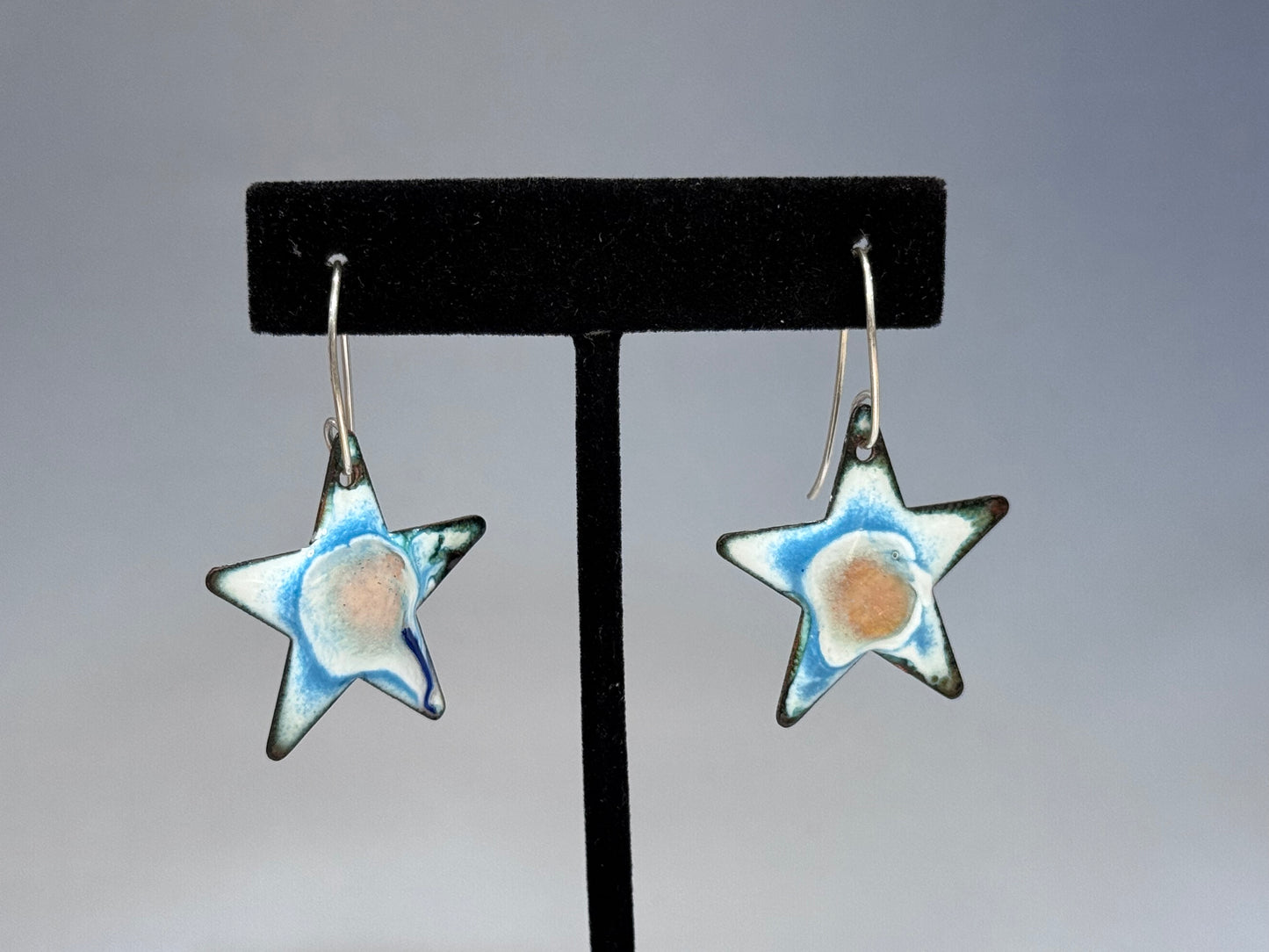 Blue Star Earrings