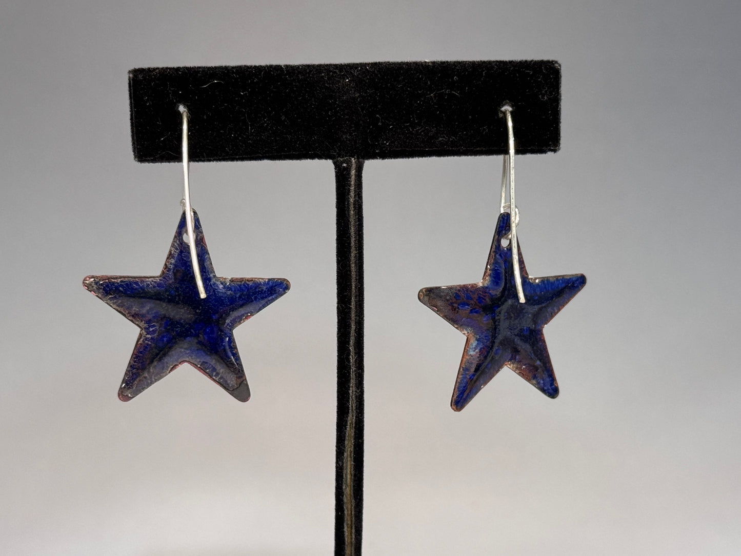 Blue Star Earrings