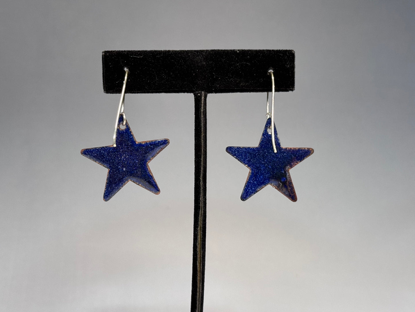 Purple Star Earrings