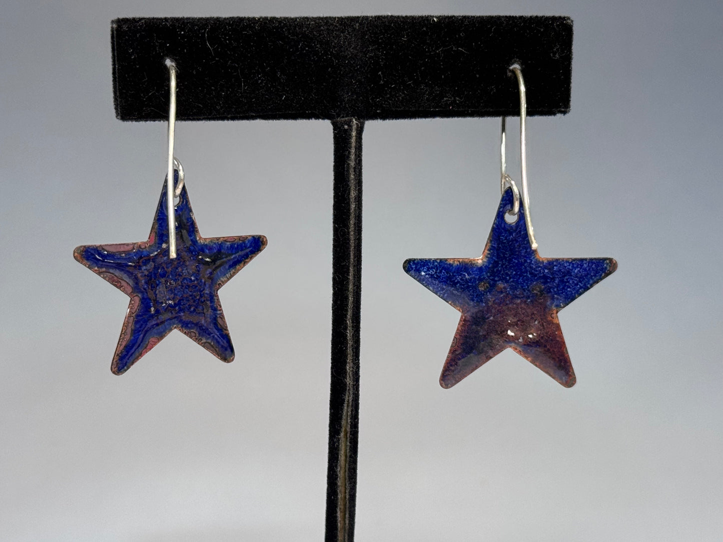 Purple Star Earrings