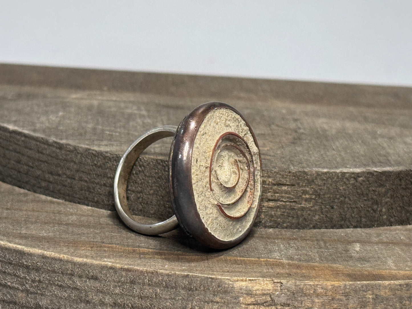 Concrete and Metal Ring