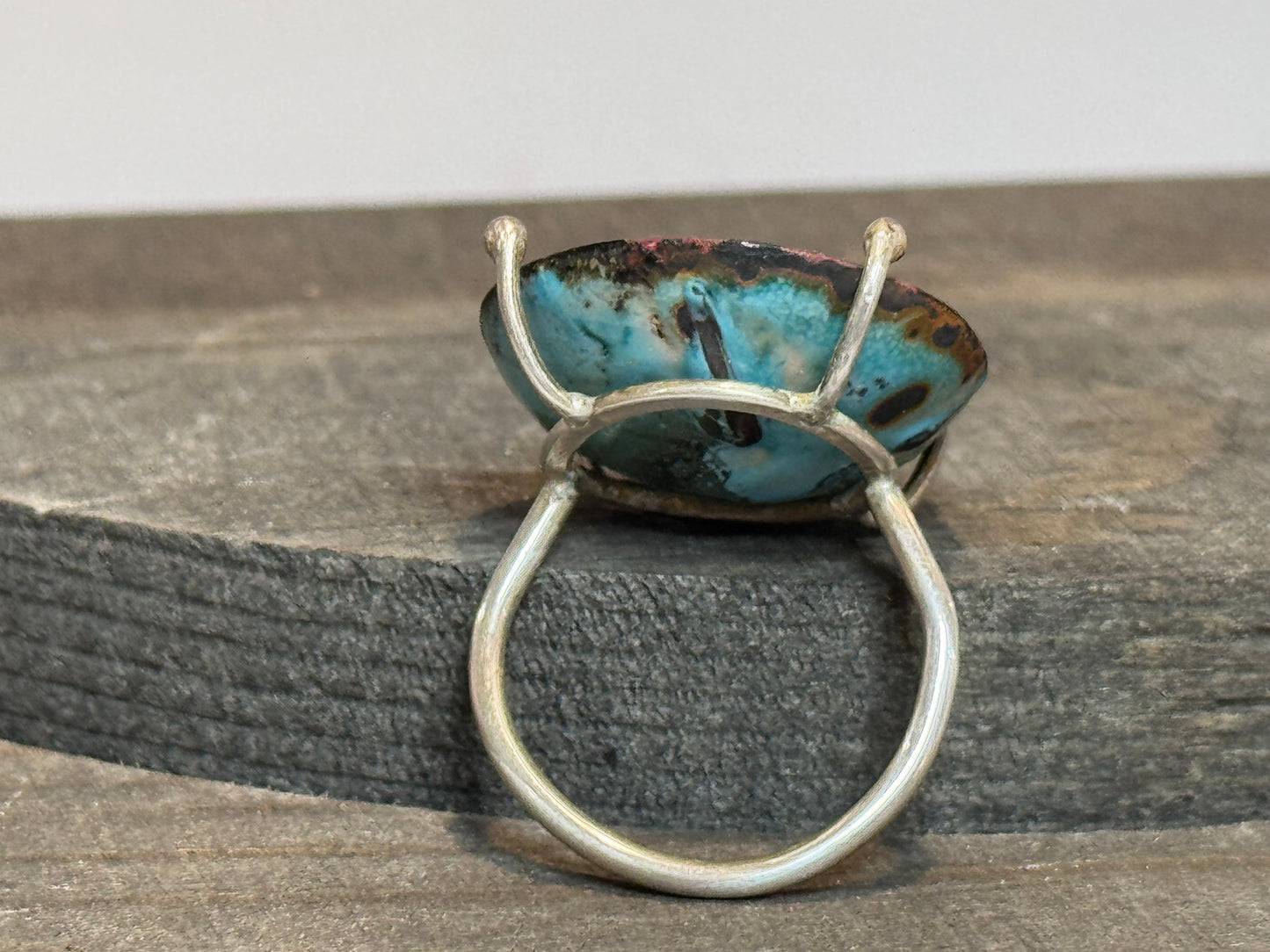 Crackled Enamel Ring
