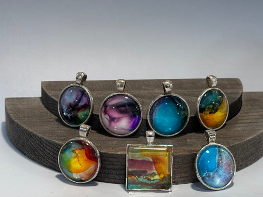 Hand Painted Pendants