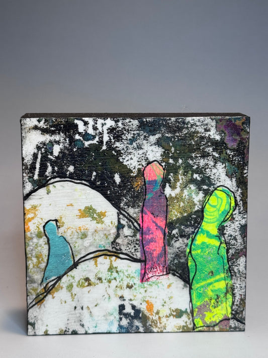 Bone Women Mini Collage