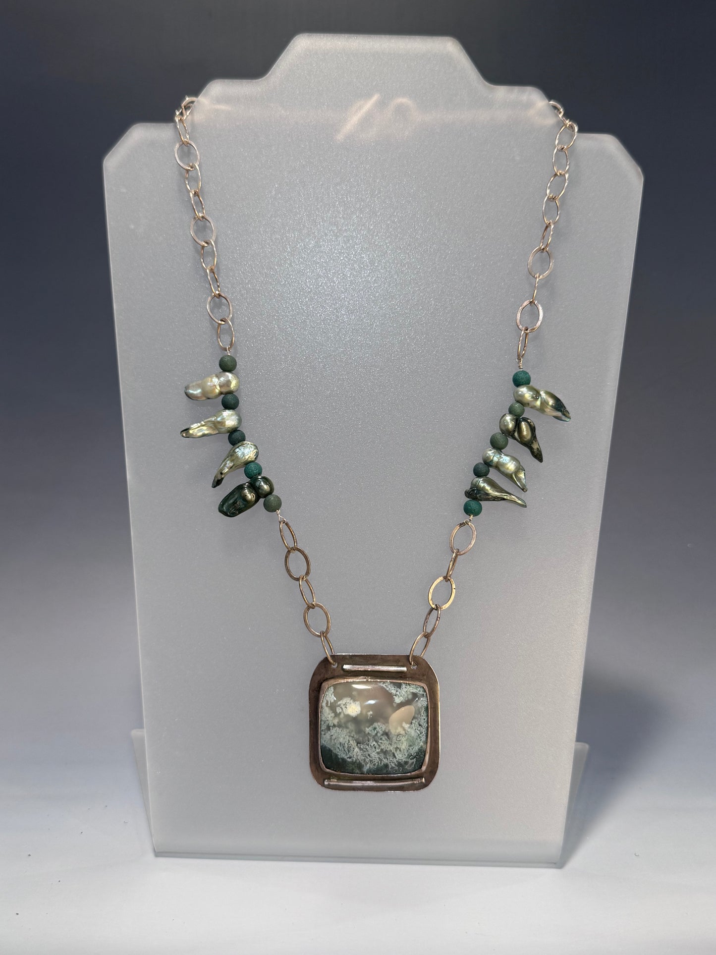 Moss Agate Necklace