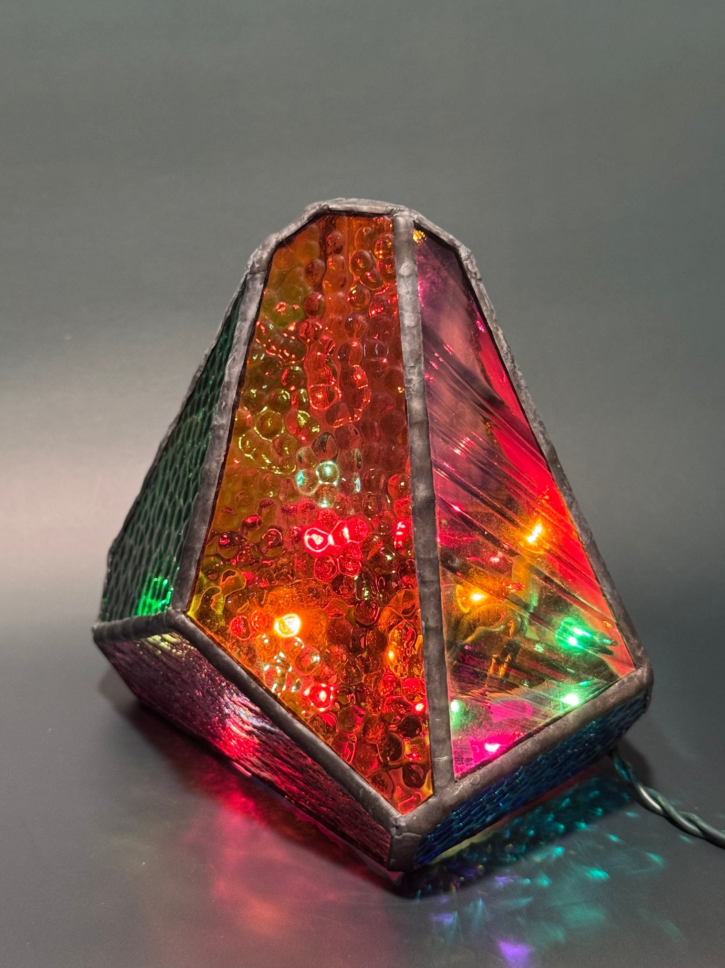 Lighted Gem: Stained Glass Lamp