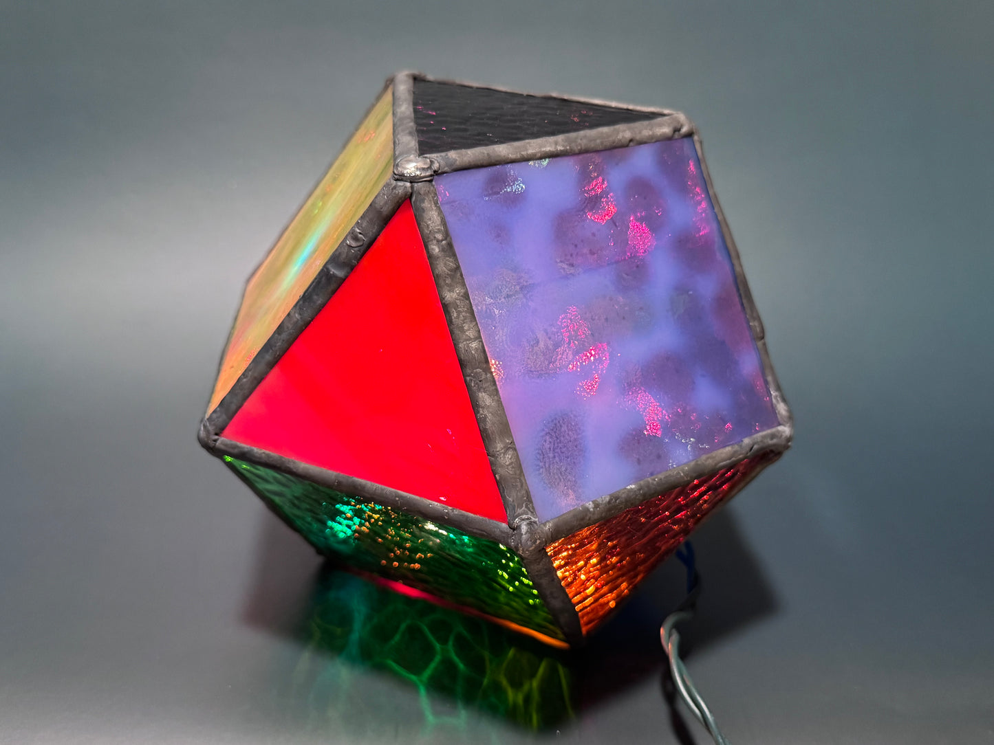 Lighted Gem: Stained Glass Lamp