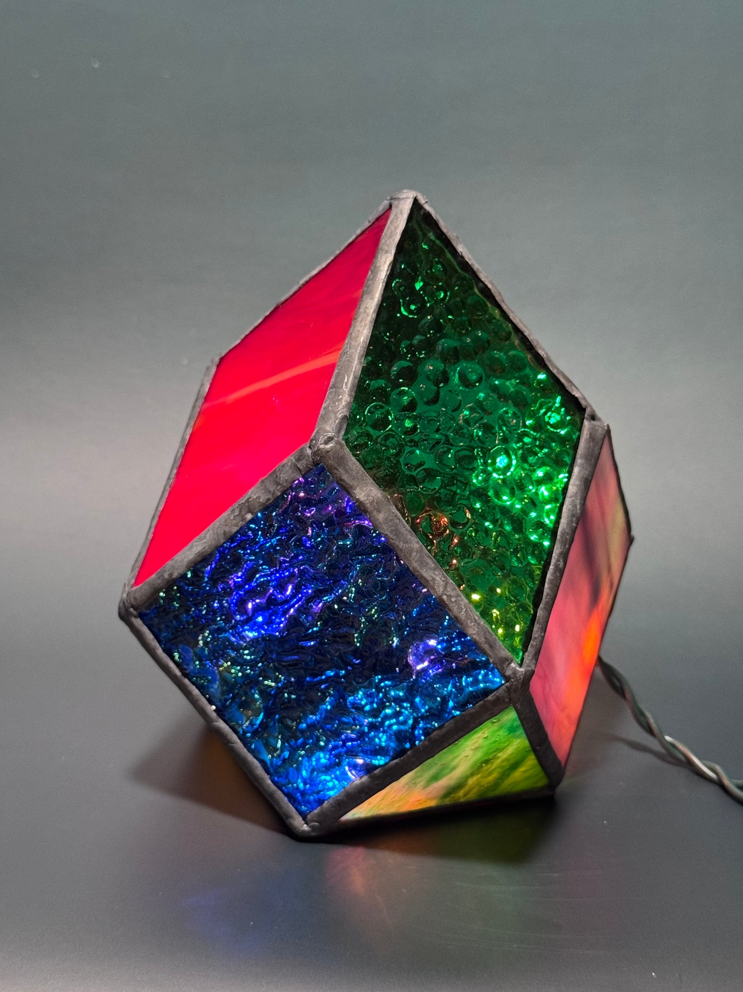 Lighted Gem: Stained Glass Lamp