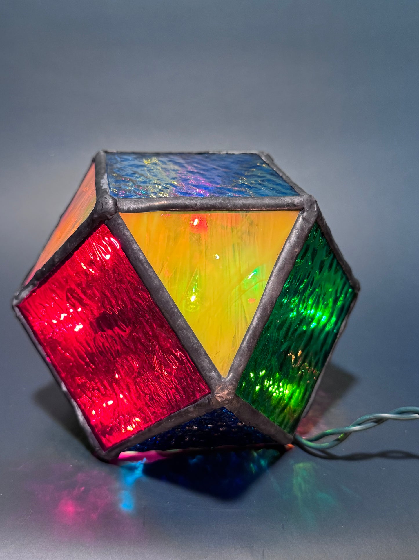 Lighted Gem: Stained Glass Lamp