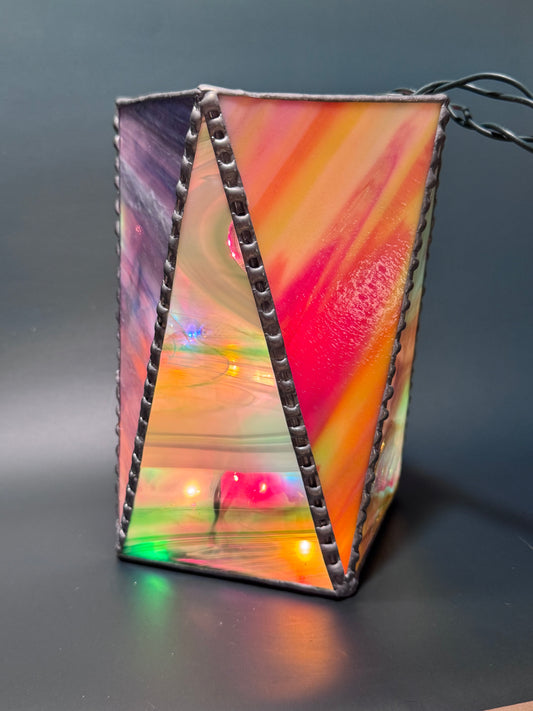 Lighted Gem: Stained Glass Lamp