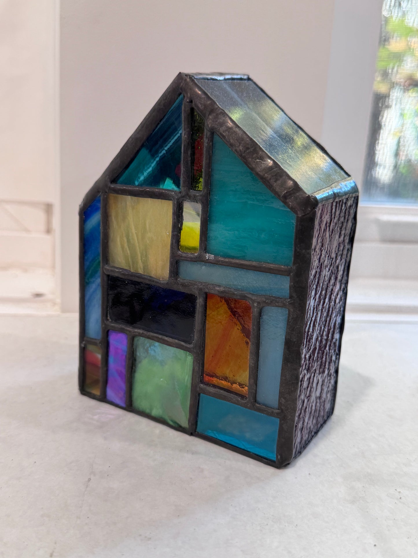 Stained Glass Patchwork House